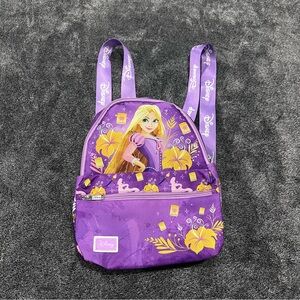 Disney Tangled Rapunzel Strong at Heart Deluxe Nylon Mini Backpack new
